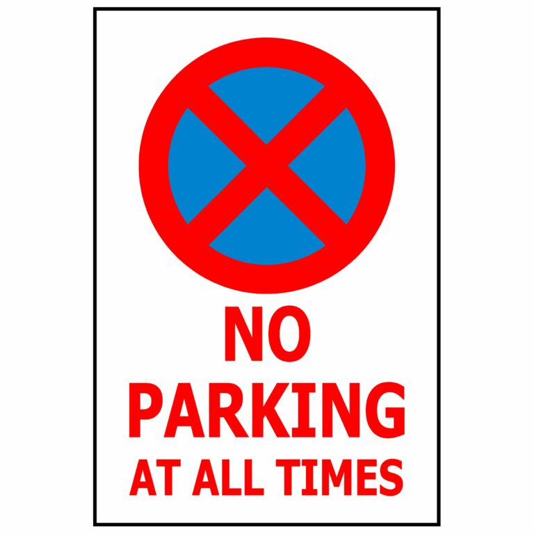 No Parking At All Times