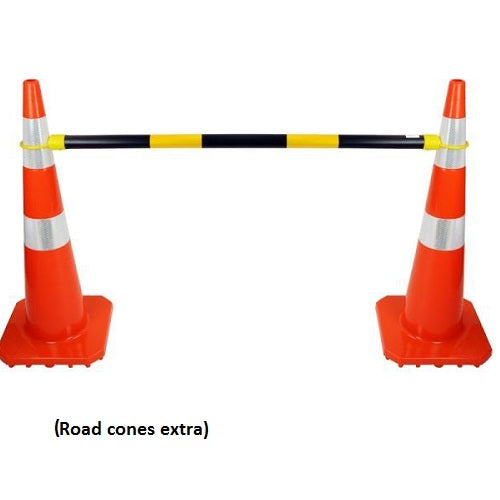 Retractable Yellow/ Black Safety Arm