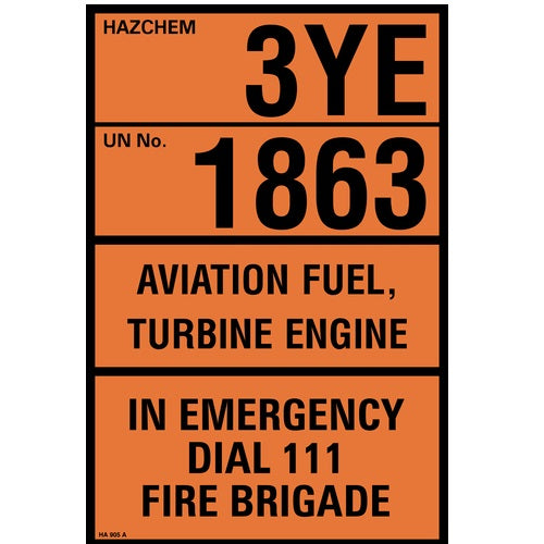 Hazchem 3YE Kerosene