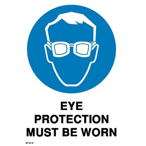 Eye Protection Must Be Worn