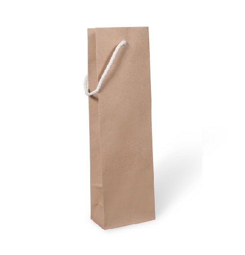 Single Wine Bottle Carry Bag - Rope Handle