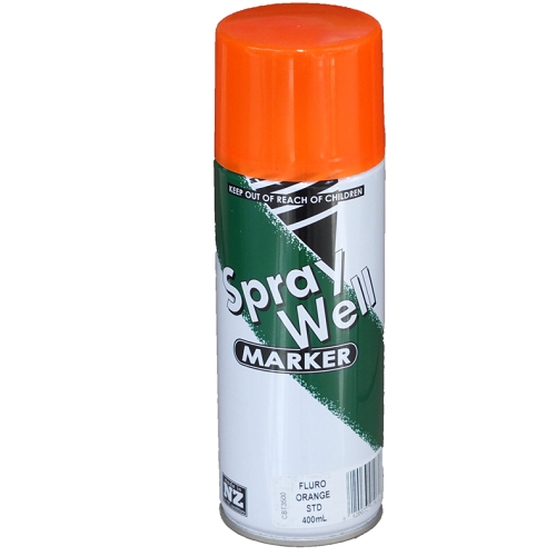 Spraywell Forestry Fluro Paint Cans 400ml