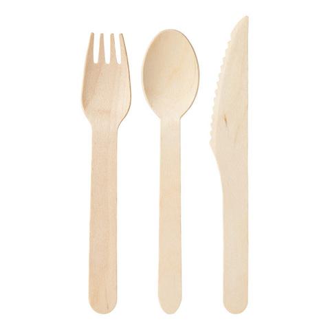 Wooden Pine Cutlery