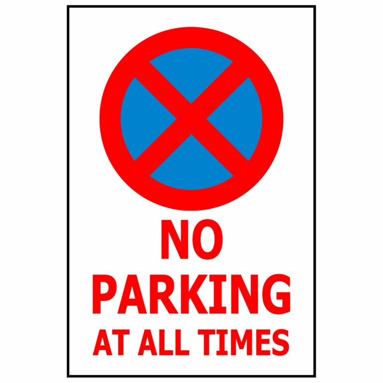 No Parking At All Times