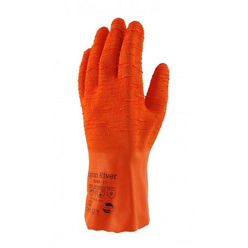 Orange Industrial Ultra Rubber Grip Glove