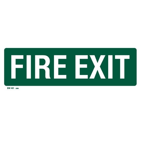 Fire Exit Sign (16m Viewing Distance Compliant)