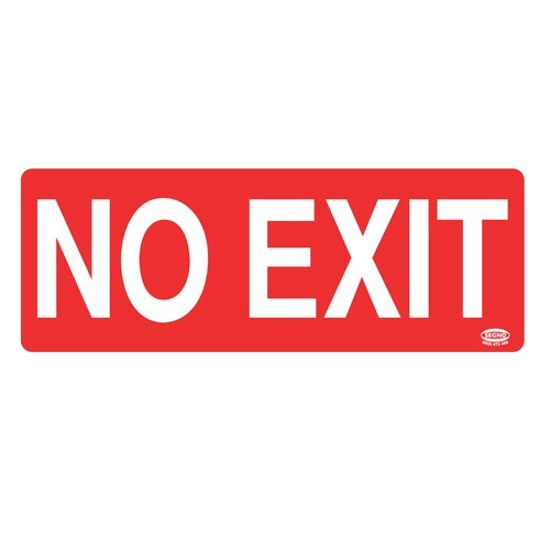 No Exit (16m Viewing Distance Compliant)