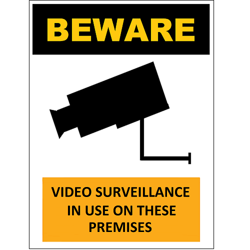 Beware Video Surveillance In Use