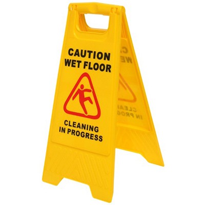 A-Frame Caution Wet Floor Sign
